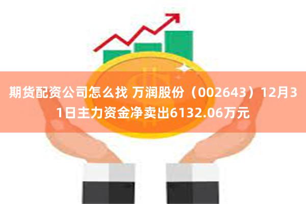 期货配资公司怎么找 万润股份（002643）12月31日主力资金净卖出6132.06万元